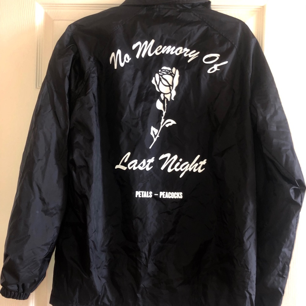 Petals and Peacocks windbreaker